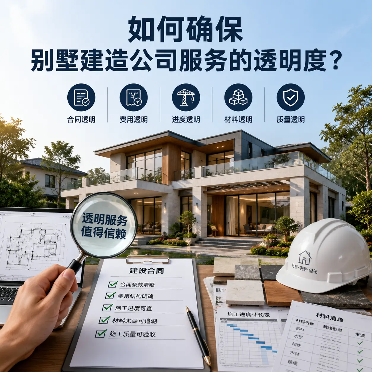 在 岑巩 如何确保别墅建造公司服务的透明度?
