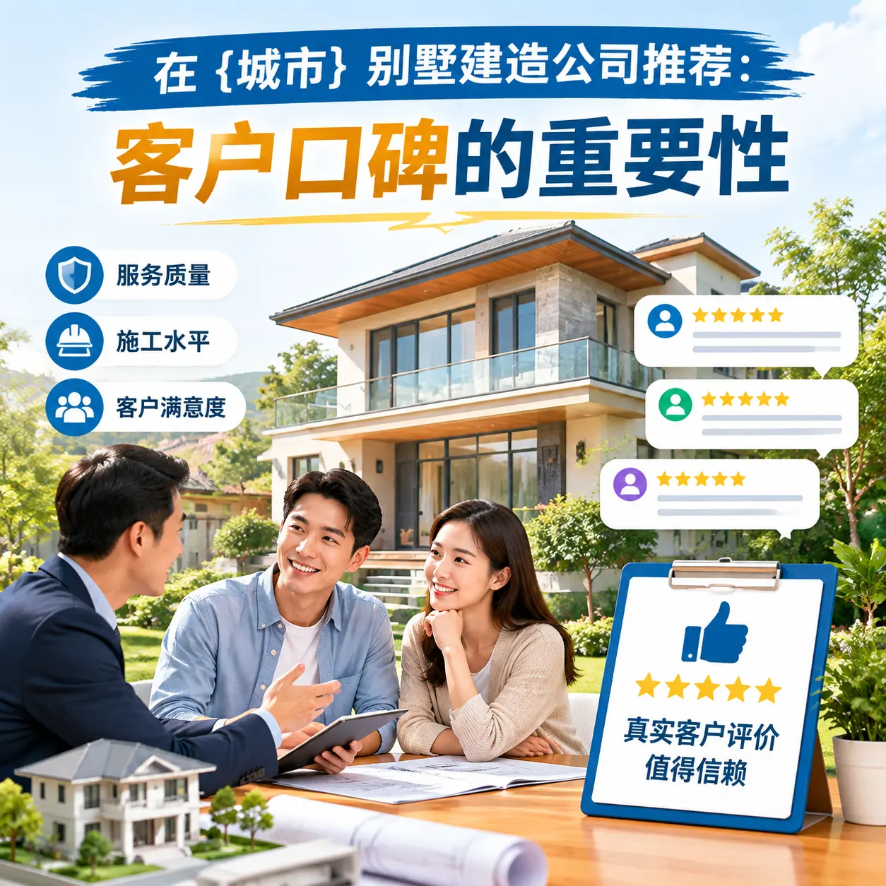 在 岑巩 别墅建造公司推荐:客户口碑的重要性