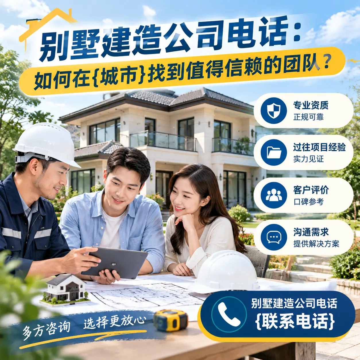 别墅建造公司电话：如何在岑巩找到值得信赖的团队？