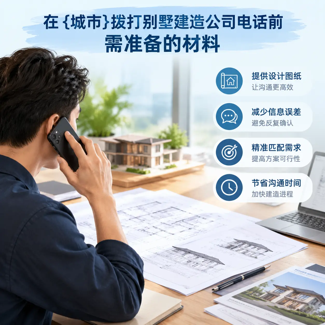 在岑巩拨打别墅建造公司电话前需准备的材料